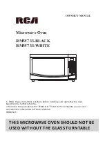 Preview for 1 page of RCA RMW733 Owner'S Manual