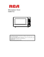 RCA RMW743 User Manual preview