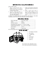 Предварительный просмотр 8 страницы RCA RMW953 User Manual