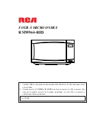 Предварительный просмотр 16 страницы RCA RMW964-RED User Manual