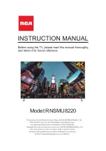 RCA RNSMU8220 Instruction Manual preview