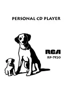 RCA RP-7920 Manual preview