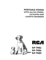 Preview for 1 page of RCA RP-7989 User Manual