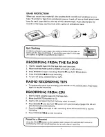 Предварительный просмотр 7 страницы RCA RP-7989 User Manual