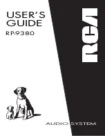 RCA RP-9380 User Manual preview