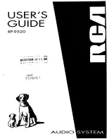 RCA RP-9520 User Manual preview