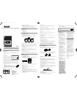 RCA RP3503 User Manual preview