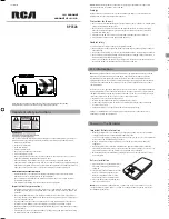 Предварительный просмотр 1 страницы RCA RP3528 User Manual