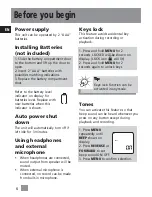 Preview for 8 page of RCA RP5011 User Manual