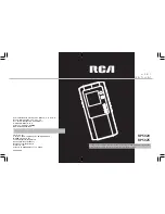 RCA RP5020 User Manual preview