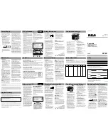 RCA RP7887 User Manual preview