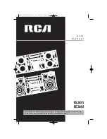 Preview for 3 page of RCA RS2635 User Manual