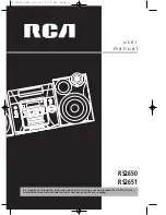 Preview for 3 page of RCA RS2650 User Manual