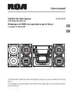 Preview for 1 page of RCA RS3965SB User Manual