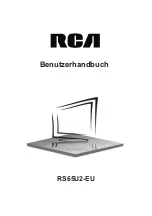 RCA RS65U2-EU User Manual preview