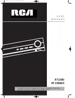 Preview for 2 page of RCA RT2380 User Manual