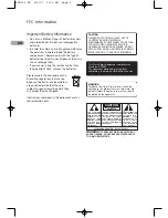 Preview for 4 page of RCA RTD215 - Home Theatre System User Manual