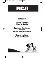 RCA RTD260 User Manual preview