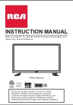 RCA RTDVD2409 Instruction Manual предпросмотр