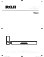 Предварительный просмотр 2 страницы RCA RTS202 User Manual