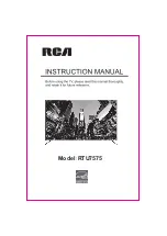 RCA RTU7575 Instruction Manual preview