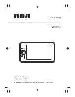 RCA RTV86073 User Manual preview