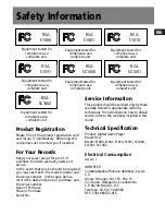 Предварительный просмотр 3 страницы RCA S1000 - 512 MB Digital Player User Manual