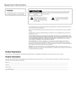 Preview for 2 page of RCA SCENIUM D52W131YX1 User Manual