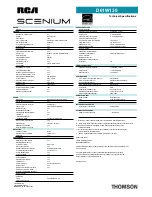 Preview for 2 page of RCA Scenium D61W130 Brochure & Specs