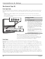 Предварительный просмотр 16 страницы RCA Scenium HD50LPW164 User Manual