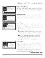 Предварительный просмотр 61 страницы RCA Scenium HD50LPW164 User Manual