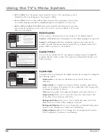 Предварительный просмотр 62 страницы RCA Scenium HD50LPW164 User Manual