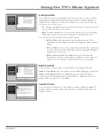 Предварительный просмотр 75 страницы RCA SCENIUM HD50LPW166PK User Manual