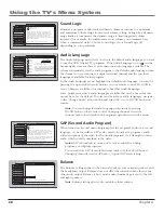 Preview for 70 page of RCA Scenium HD56W151 User Manual