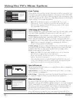 Preview for 74 page of RCA Scenium HD56W151 User Manual