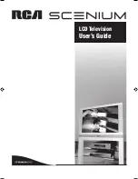 Preview for 1 page of RCA Scenium LCDX2722W User Manual