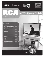 Preview for 1 page of RCA Scenium M50WH187 User Manual