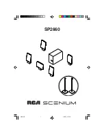 RCA Scenium SP2660 SAT Manual preview