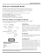 Preview for 3 page of RCA Scenium User Manual