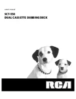 RCA SCT-550 Owner'S Manual preview