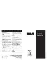 Preview for 1 page of RCA SP2030 Connection Manual