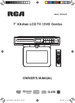 RCA SPS36073 Owner'S Manual preview