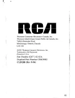 Предварительный просмотр 12 страницы RCA SystemLink CRCU100 Owner'S Manual