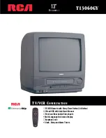 RCA T13060 Specifications preview