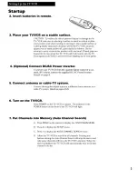 Preview for 5 page of RCA T13062 User Manual