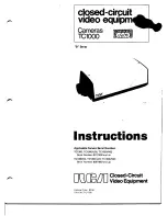 RCA TC1000 Instructions Manual preview