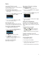 Preview for 17 page of RCA TC1702 User Manual