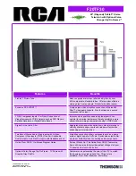 RCA TruFlat F20TF30 Brochure & Specs preview