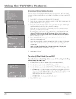 Preview for 28 page of RCA TruFlat T20TF668 User Manual