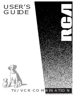 RCA TV/VCR COMBINATION User Manual preview